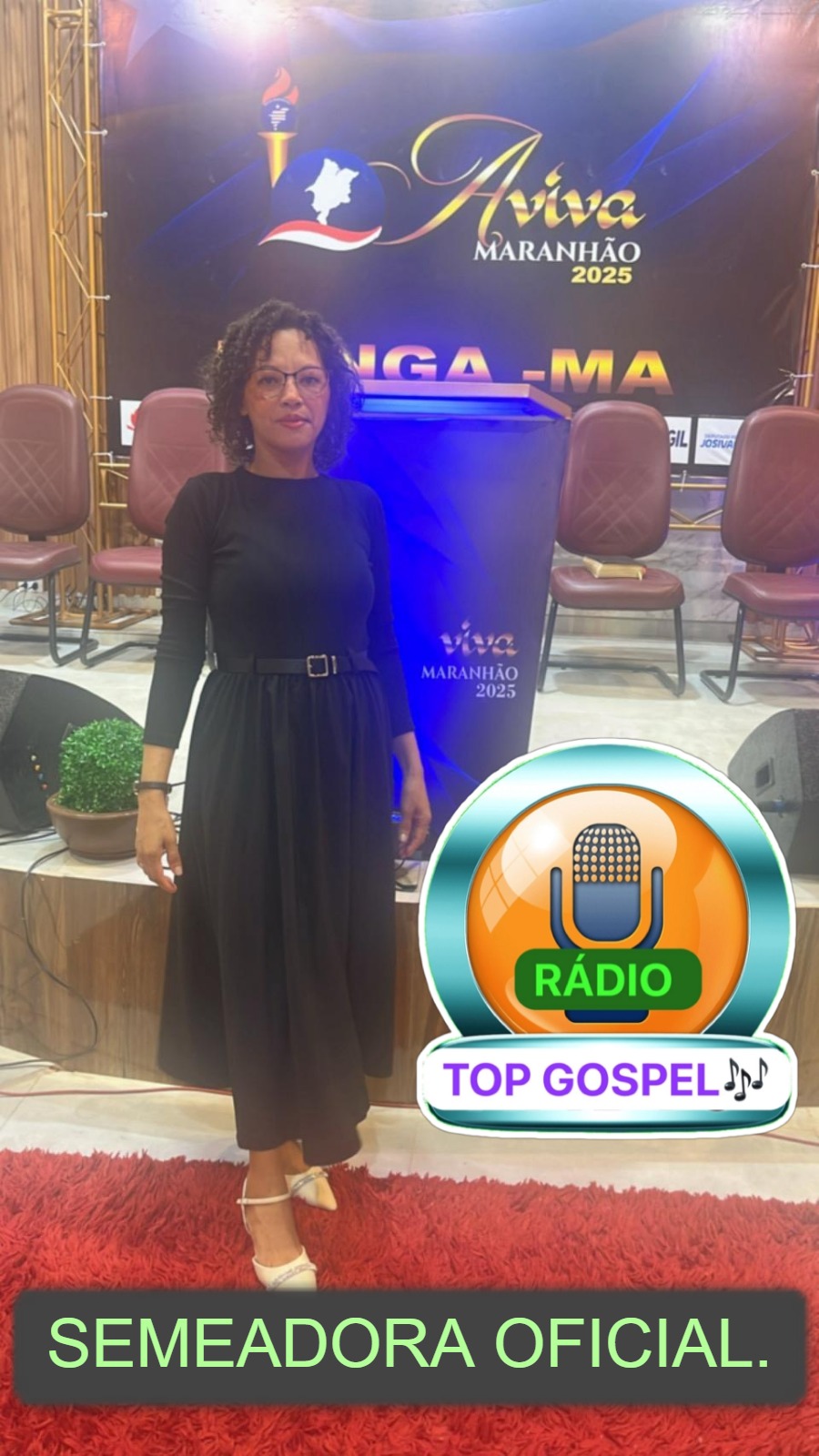 Cantora Sheila Amorim@ Semeadora Oficial da Rádio Top Gospel.