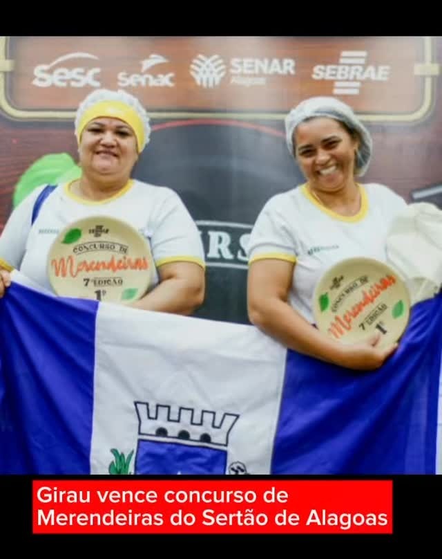 Girau do Ponciano.AL ganha Concurso de Merendeiras @Site Agreste News 24h e Site Top Gospel na Trilha da Noticia