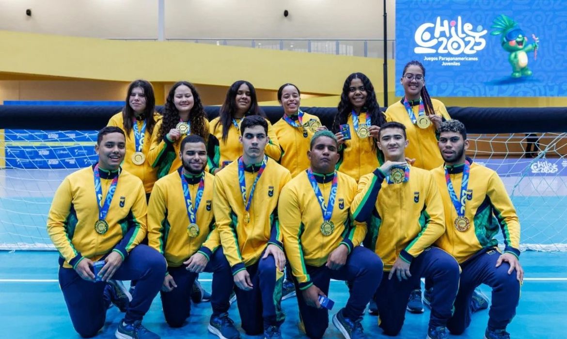 Parapan de Jovens: Brasil garante dobradinha dourada no goalball