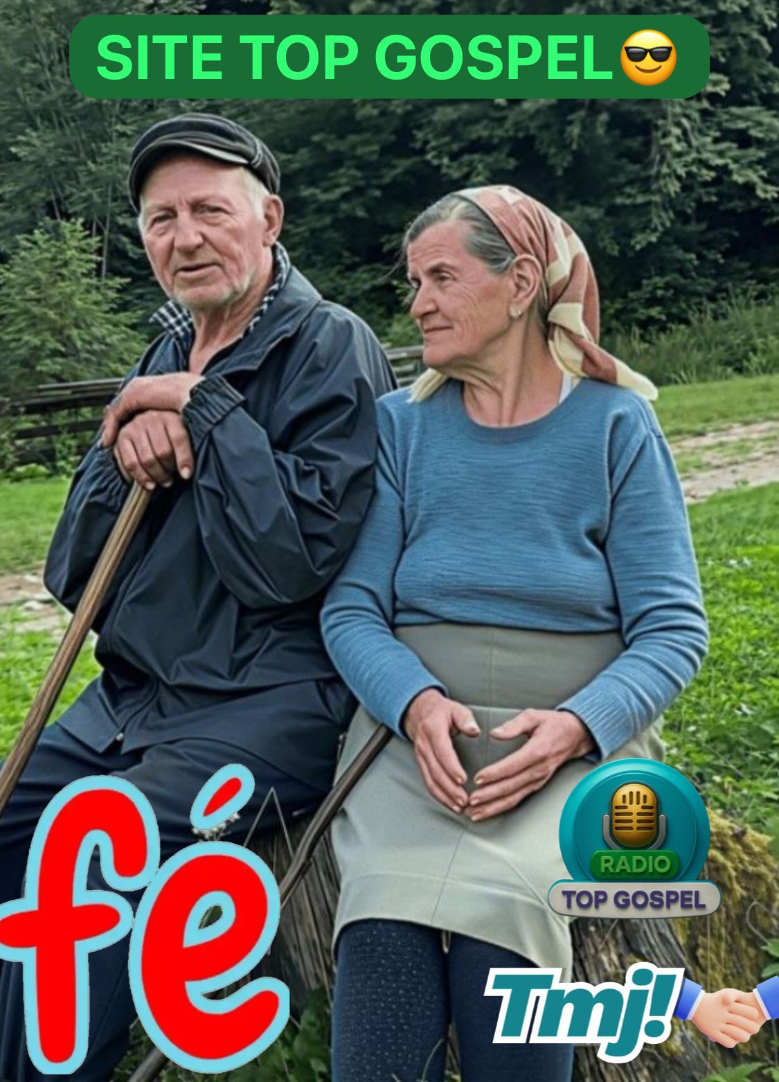 Casal de idosos sobrevivem nas montanhas com muita Fé e determinação 🙏