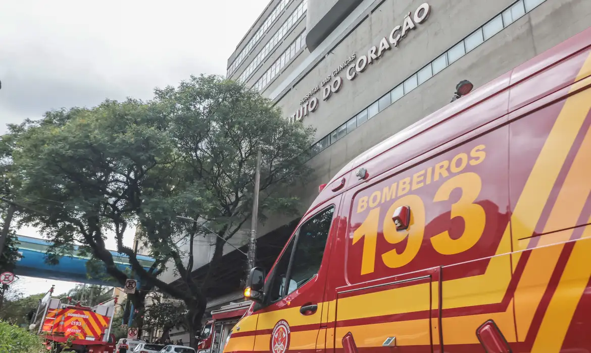 Incêndio atinge o Instituto do Coração, em São Paulo